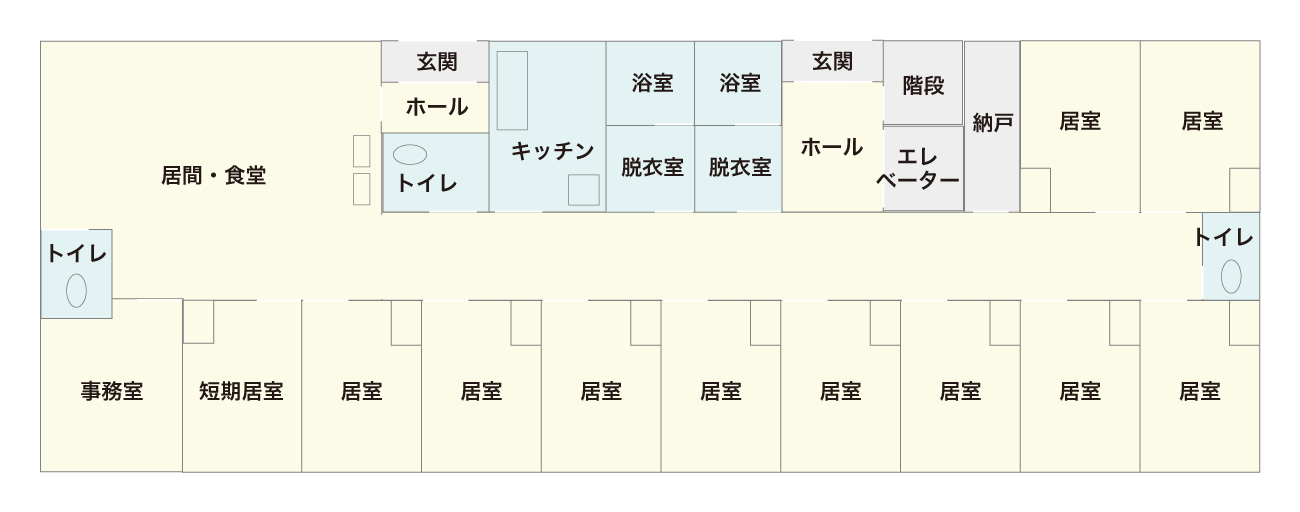 ユースタイルホーム 新舞子駅前　平面図
